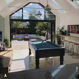 Cry Wolf Turned Leg Pool Table | Black | Elite Pro Spruce Cloth