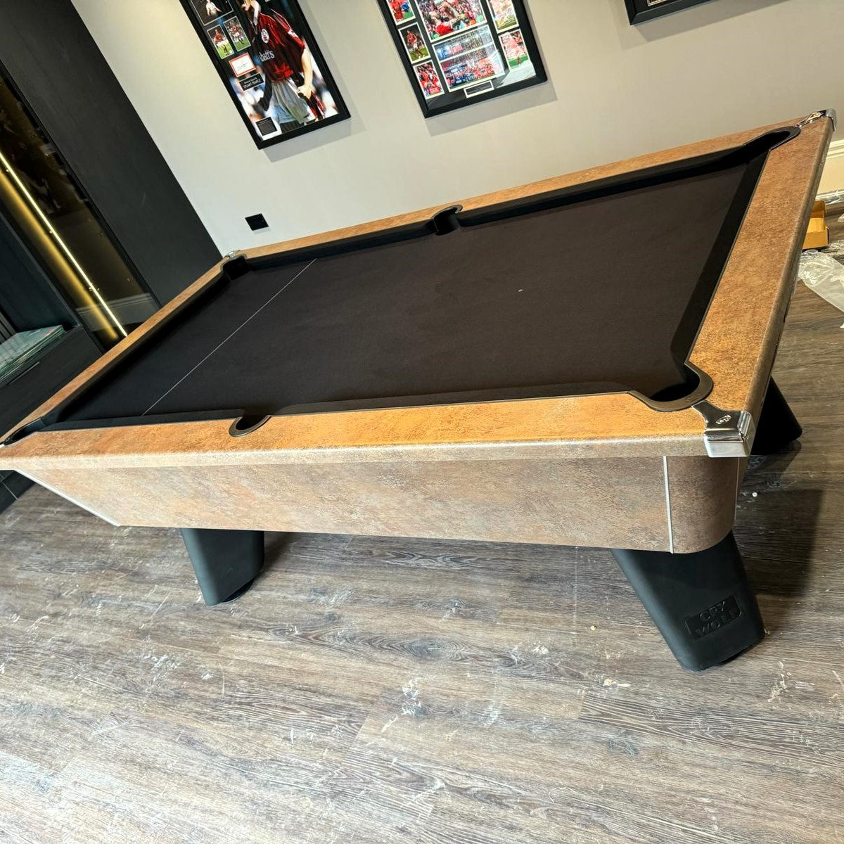 Cry Wolf Indoor Pool Table | Bronze | Smart Black Cloth