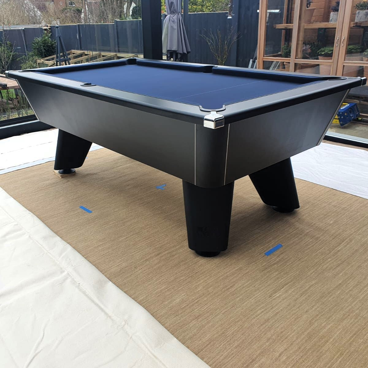 Cry Wolf Indoor Pool Table | Black | Smart Slate Cloth