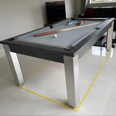 FMF Elixir Pool Dining Table | Anthracite Slate | Smart SilverCloth