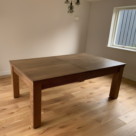 FMF Elixir Pool Dining Table | Farmhouse Solid Oak