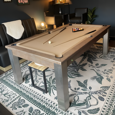 FMF Elixir Pool Dining Table | Metallic Copper | Elite Pro Camel Cloth