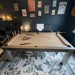 FMF Elixir Pool Dining Table | Metallic Copper | Elite Pro Camel Cloth