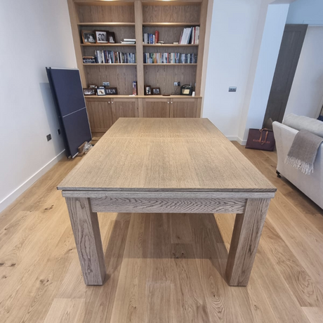 FMF Elixir Pool Dining Table | Farmhouse Solid Oak