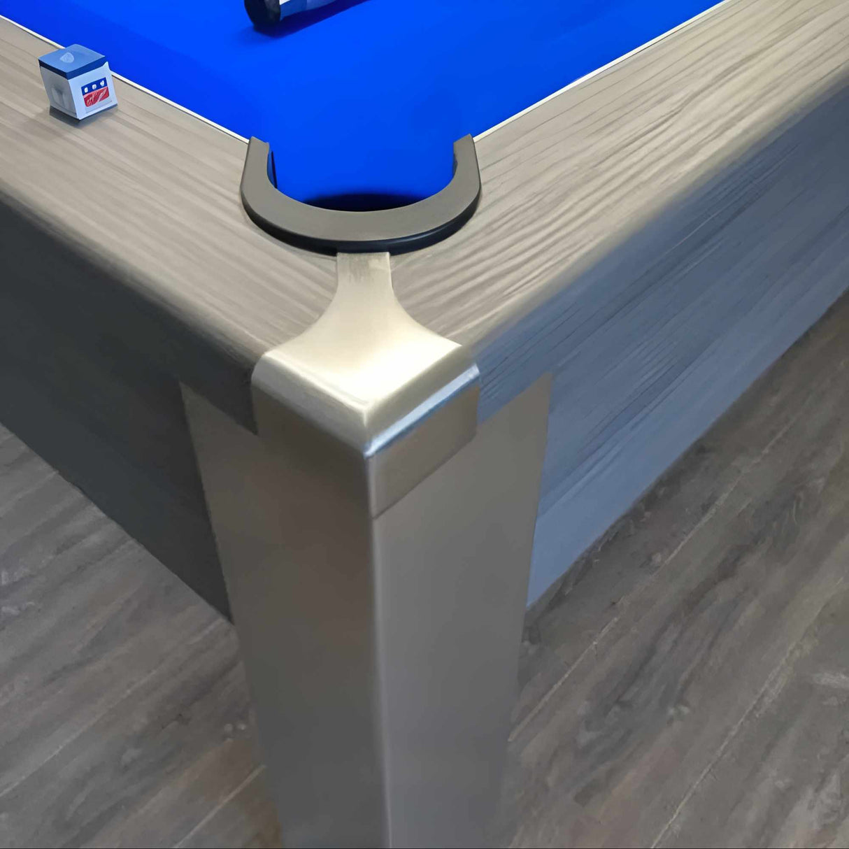 FMF Spirit Tournament Pool Table | Metallic Graphite Grey | Elite Pro Royal Blue Cloth