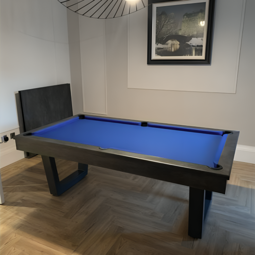 FMF Ultimate Pool Dining Table | Various Finishes | Smart Royal Blue Cloth