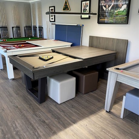 FMF Ultimate Pool Dining Table | Various Finishes | Smart Silver Cloth