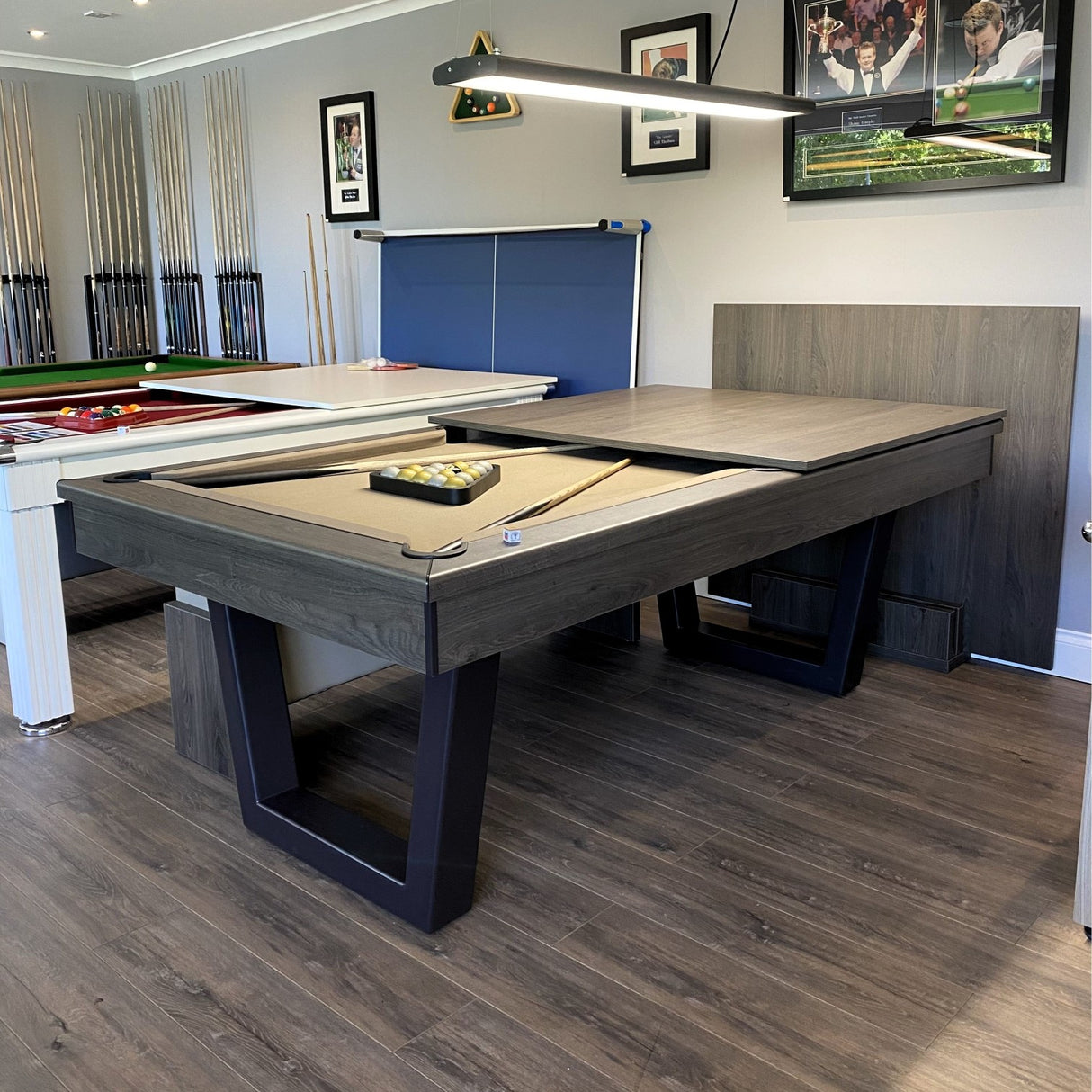 FMF Ultimate Pool Dining Table | Various Finishes | Smart Silver Cloth