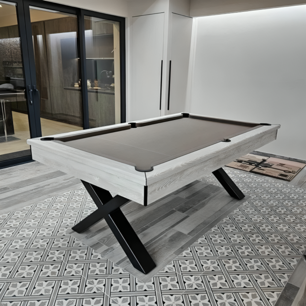 FMF Xcalibur Pool Dining Table | Various Finishes | Smart Silver Cloth