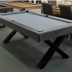FMF Xcalibur Pool Dining Table | Various Finishes | Elite Pro Bankers Grey Cloth