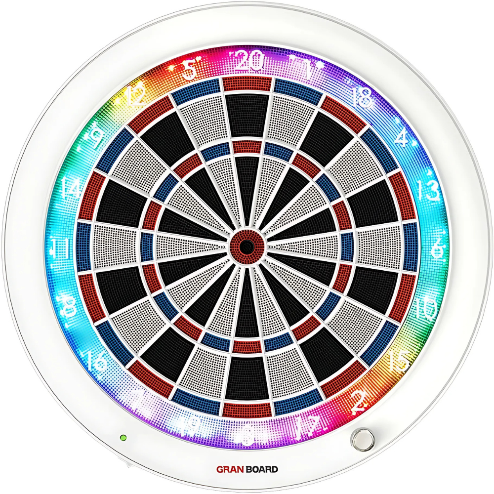 Granboard 3S - Professional Electronic Soft Tip Dartboard | White