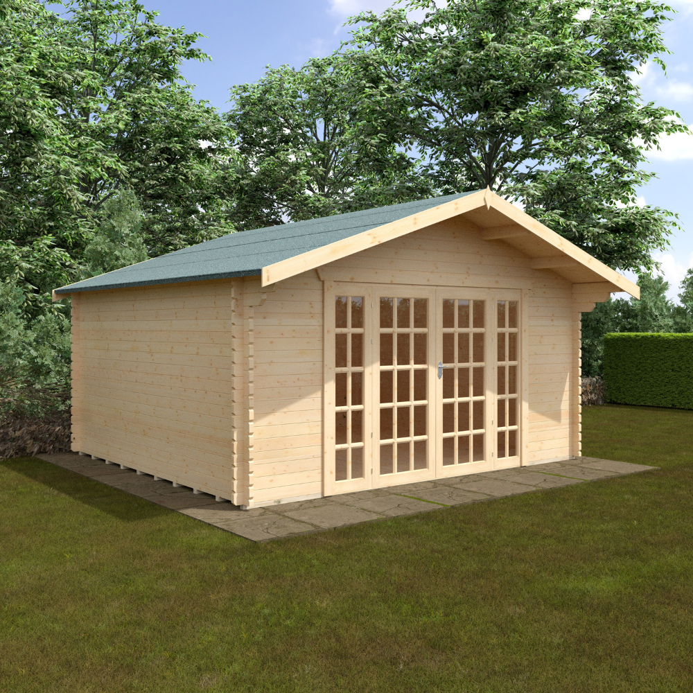 Greenvale | Log Cabin | 44mm | Various Sizes