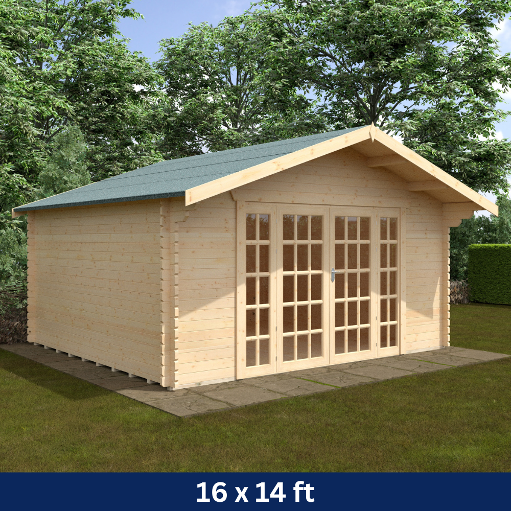 Greenvale | Log Cabin | 44mm | Various Sizes