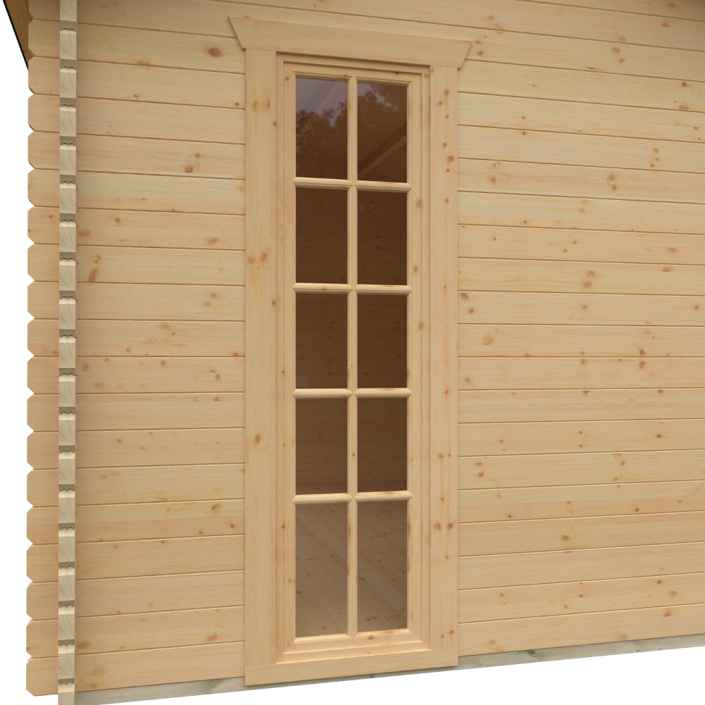 Greenvale | Log Cabin | 44mm | Various Sizes