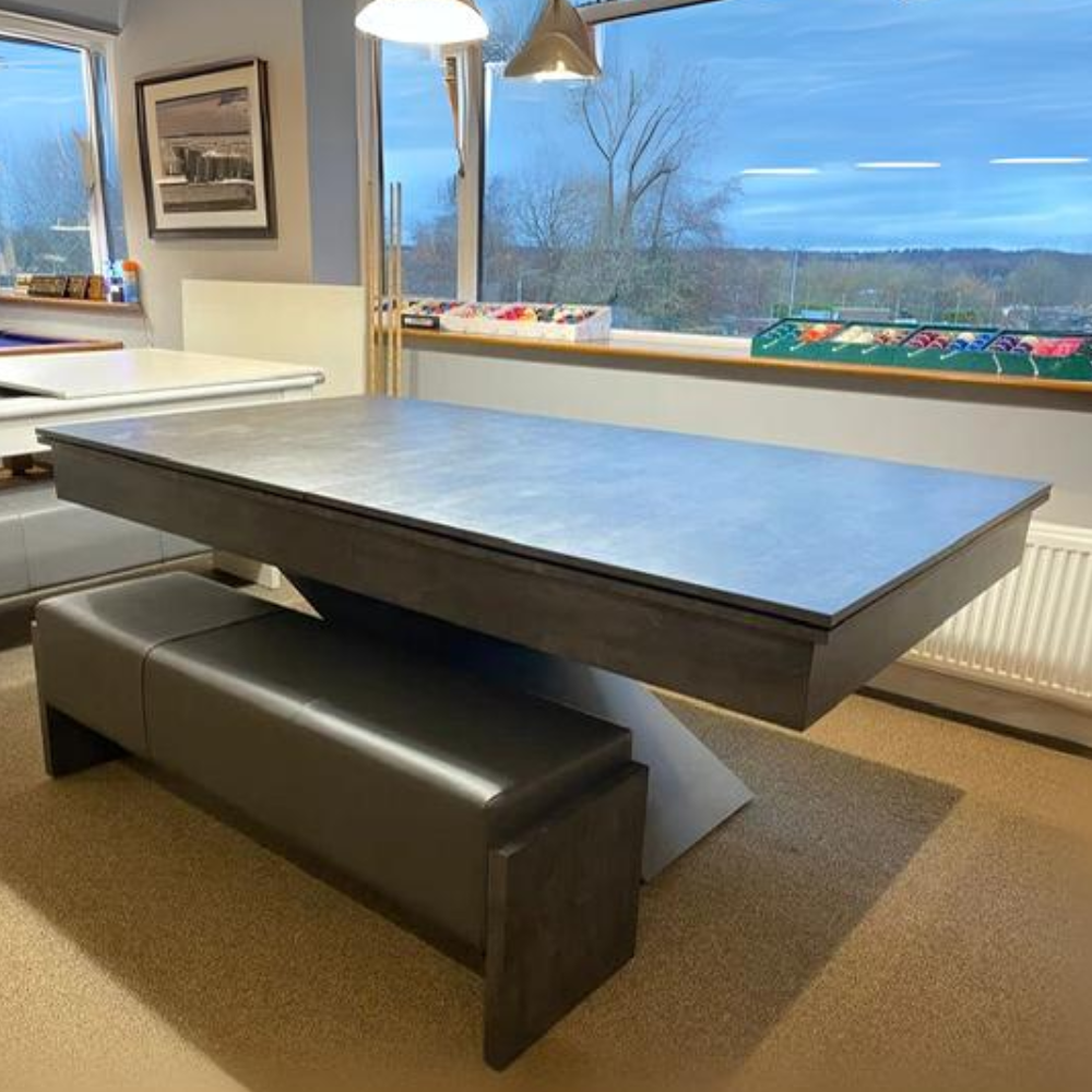 Lightning Slate Bed Pool Dining Table | Monaco Grey