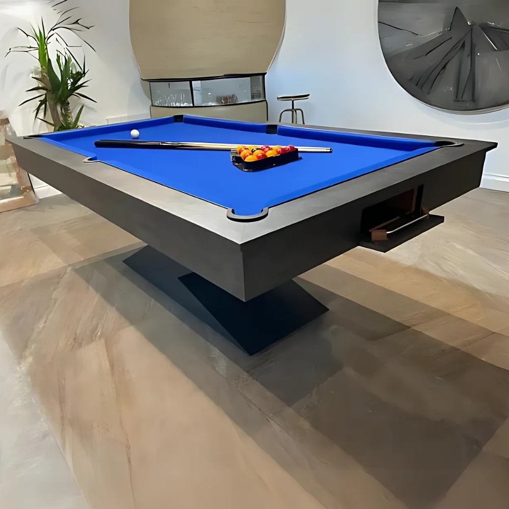 Lightning Slate Bed Pool Dining Table | Monaco Grey