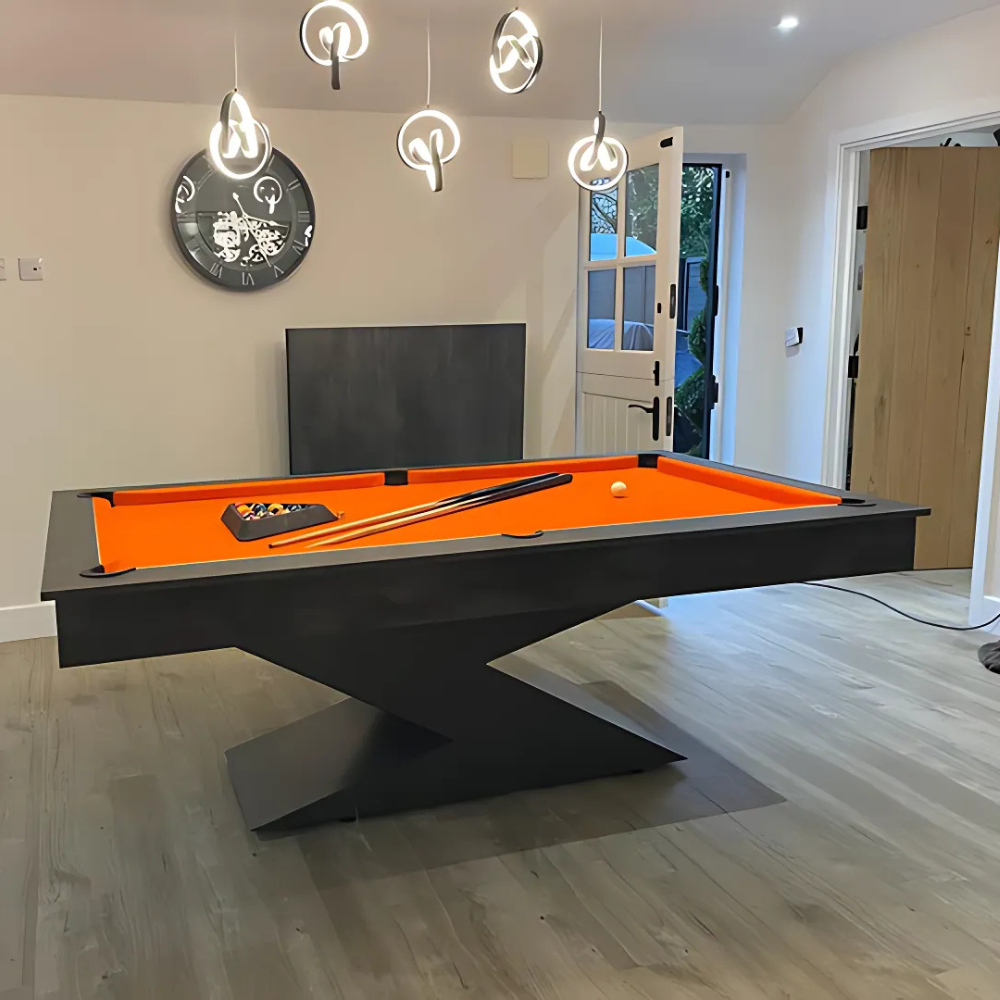 Lightning Slate Bed Pool Dining Table | Monaco Grey