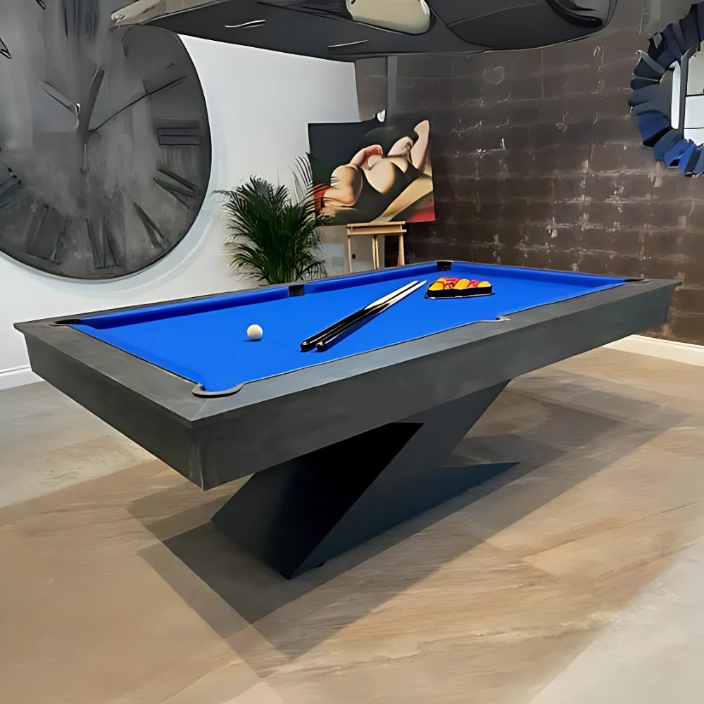 Lightning Slate Bed Pool Dining Table | Monaco Grey
