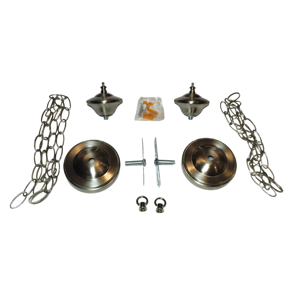 Pool & Snooker 4 Shade Lamp Polished Chrome