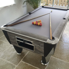Sam Atlantic Slate Bed Pool Table | Blue Oak