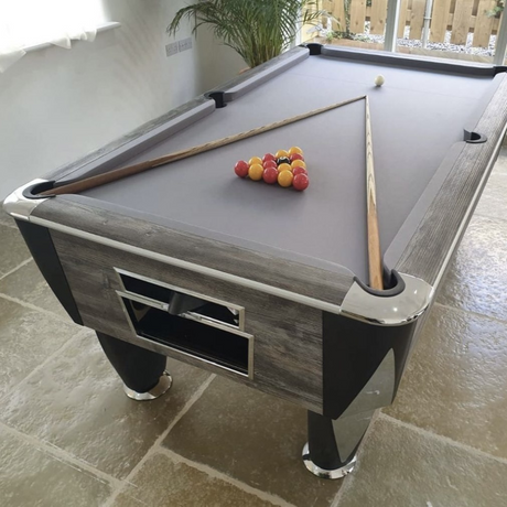 Sam Atlantic Slate Bed Pool Table | Blue Oak