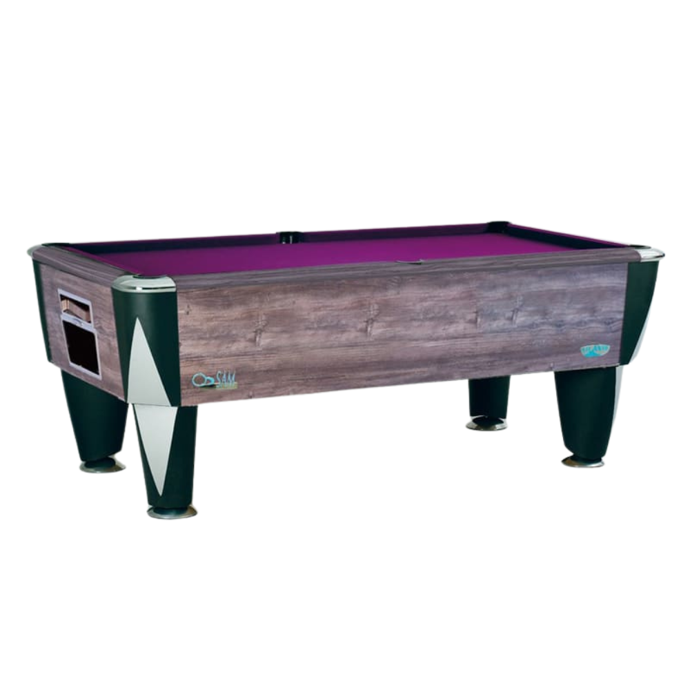 Sam Atlantic Slate Bed Pool Table | Blue Oak