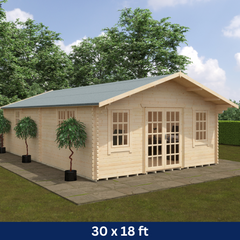 Serenix | Log Cabin | 44mm | 30ft x 18ft