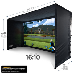 SimSpace Home Golf Enclosure 4 x 2.5 x 1.5 Mtr