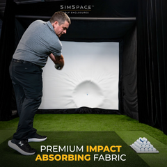 SimSpace Home Golf Enclosure 4 x 2.5 x 1.5 Mtr