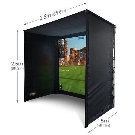 Home Golf Simulator 2.6 x 2.5 x 1.5 Mtr