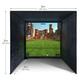 SimSpace Home Golf Enclosure 3 x 3 x 3 Mtr