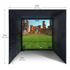 SimSpace Home Golf Enclosure 3 x 3 x 3 Mtr