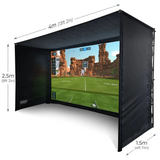 Home Golf Simulator | Enclosure + Monitor | 4 x 2.5 x 1.5 Mtr