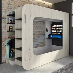 Trasman Pod Solo 3 Gaming High Sleeper Bed 90x200cm