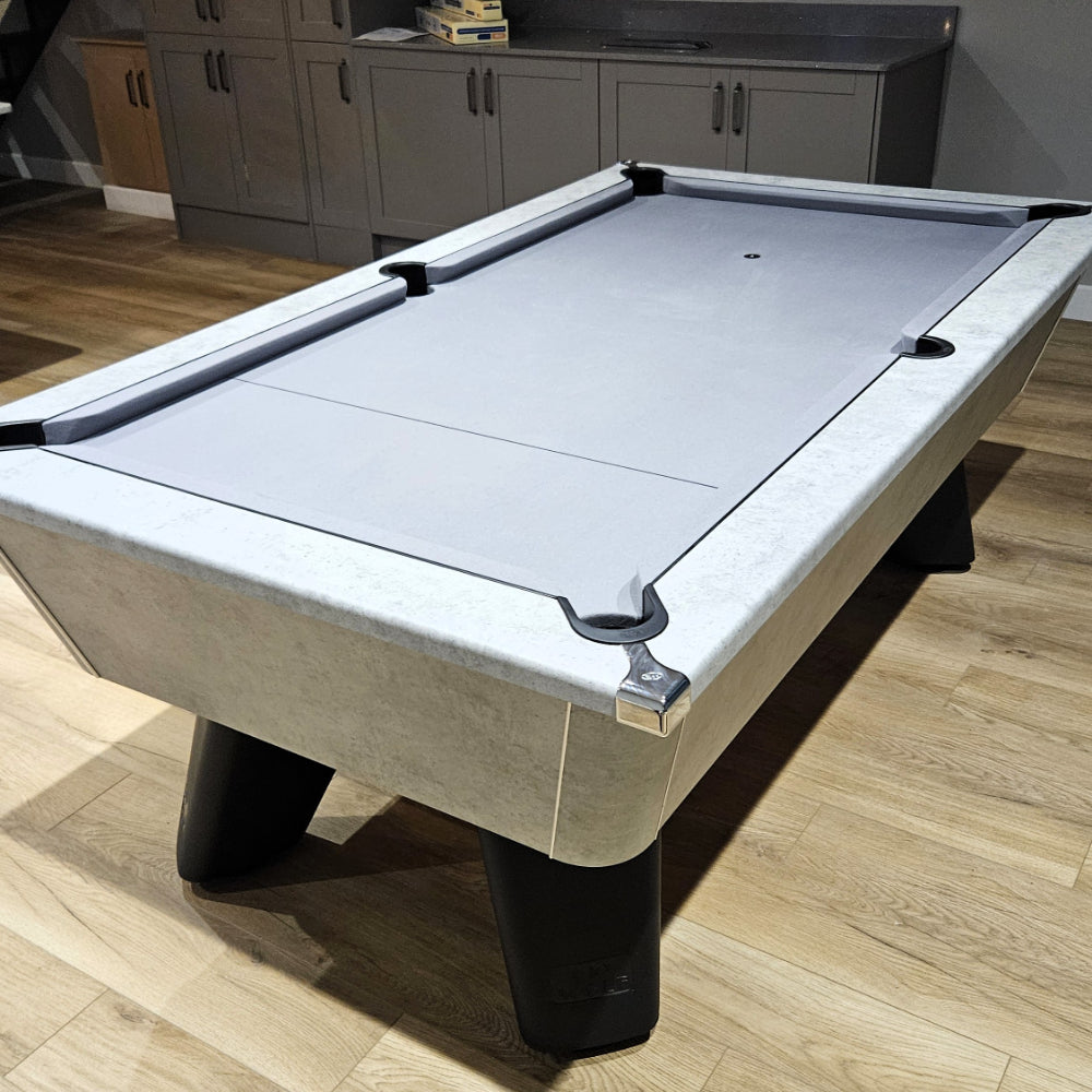 Cry Wolf Indoor Pool Table | Urban Grey | Elite Pro Bankers Grey Cloth