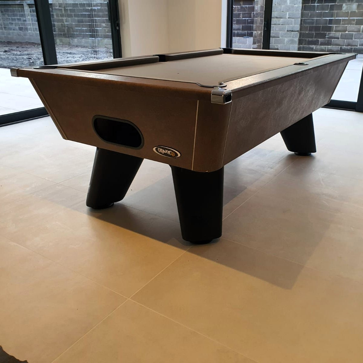 Cry Wolf Indoor Pool Table | Bronze | Elite Pro Camel Cloth