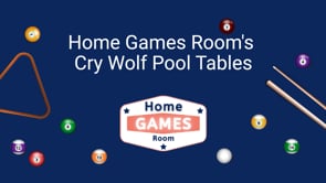 Cry Wolf Slate Bed Indoor Turned Leg Pool Table - White