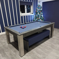 FMF Elixir Pool Dining Table | Anthracite Slate | Smart Slate Cloth