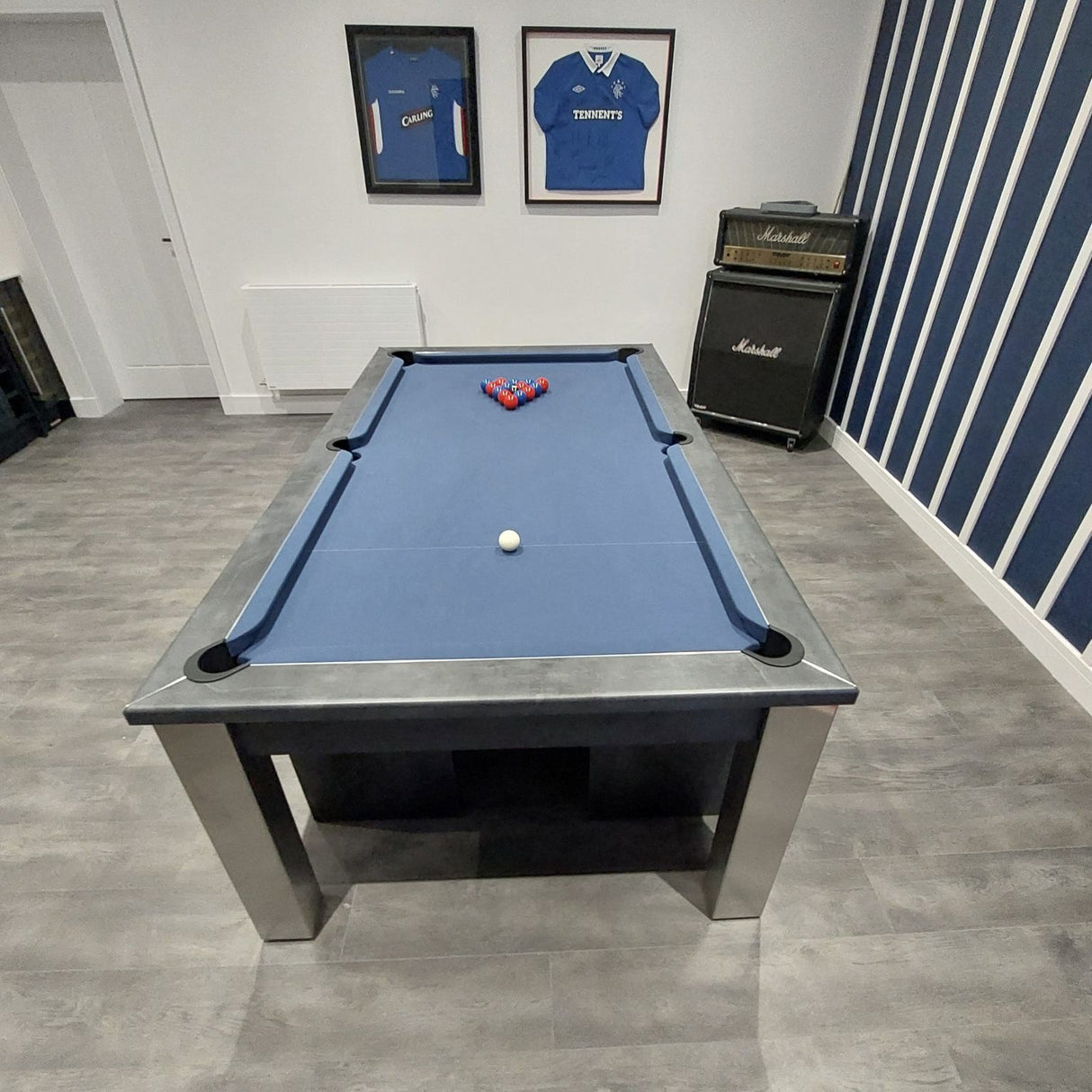 FMF Elixir Pool Dining Table | Anthracite Slate | Smart Slate Cloth
