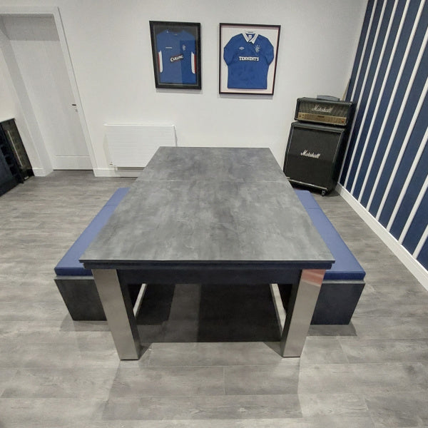 FMF | Elixir Slate Bed Pool Dining Table | Anthracite Slate