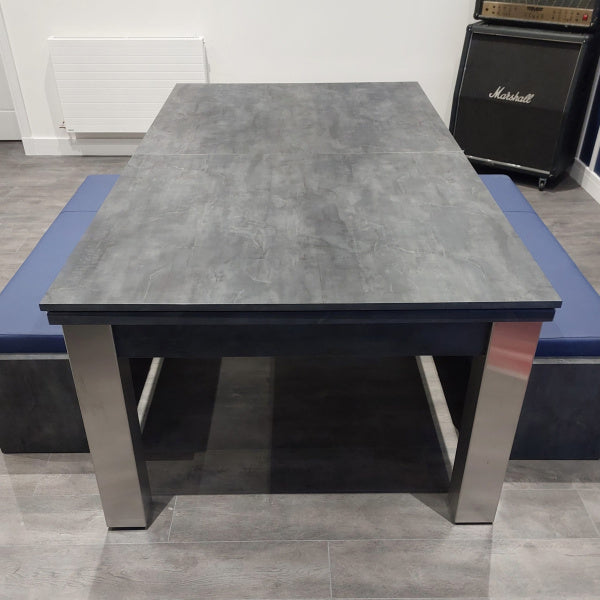 FMF | Elixir Slate Bed Pool Dining Table | Anthracite Slate