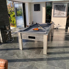 FMF Spirit Tournament Pool Table | Anthracite Slate | Smart Silver Cloth