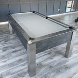 FMF Spirit Tournament Pool Table | Anthracite Slate | Elite Pro Bankers Grey Cloth