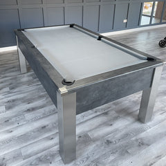 FMF Spirit Tournament Pool Table | Anthracite Slate | Elite Pro Bankers Grey Cloth