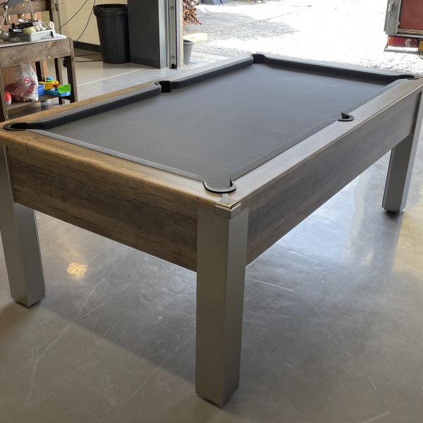 FMF Spirit Tournament Pool Table | Distressed Oak | Elite Pro Bankers Grey Cloth