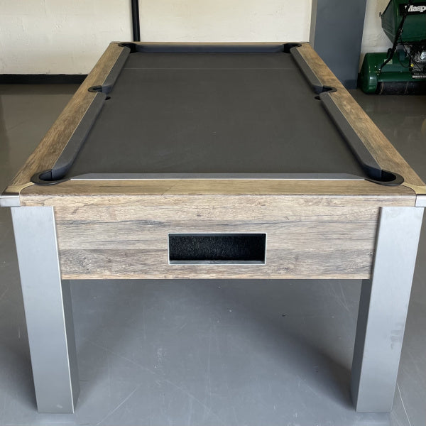 FMF Spirit Tournament Pool Table | Distressed Oak | Elite Pro Black Cloth