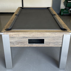 FMF Spirit Tournament Pool Table | Distressed Oak | Elite Pro Black Cloth