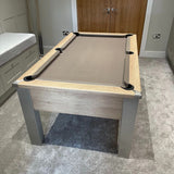 FMF Spirit Tournament Pool Table | Nebraska Oak | Strachan 777 Grey Cloth