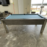 FMF Spirit Tournament Pool Table | River Oak | Smart Powder Blue Cloth
