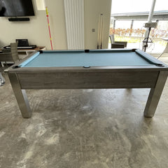 FMF Spirit Tournament Pool Table | River Oak | Smart Powder Blue Cloth